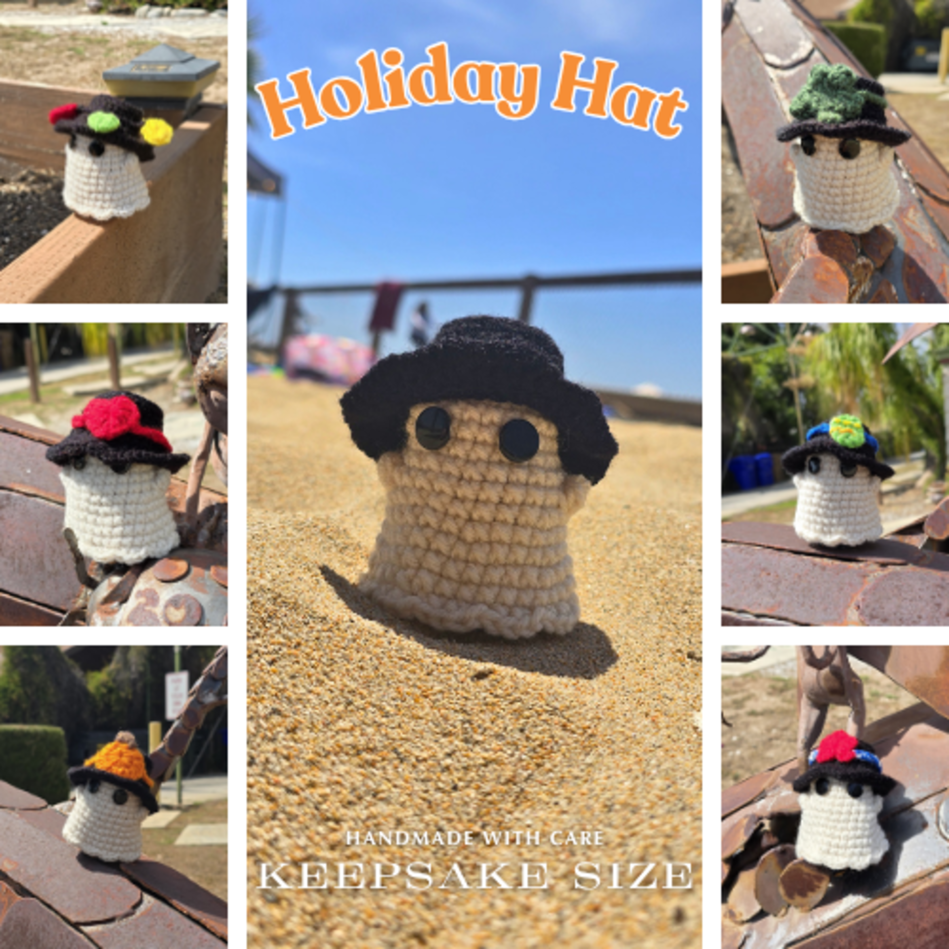Ghostie Multiple Holiday Beanie